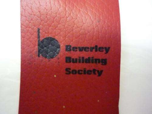 VERY OLD BOOKMARK: THE BEVERLEY BUILDING SOCIETY