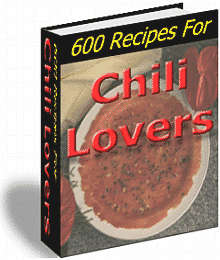 RECIPE COOK BOOK: 600 RECIPES FOR CHILLI LOVERS: E-BOOK