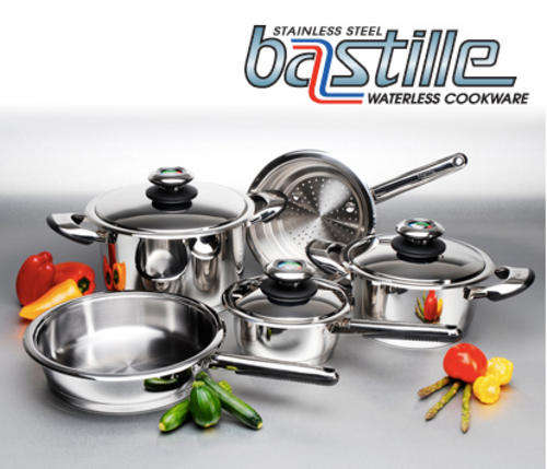 BASTILLE POT SET 8 PIECE - BRAND NEW BARGAIN