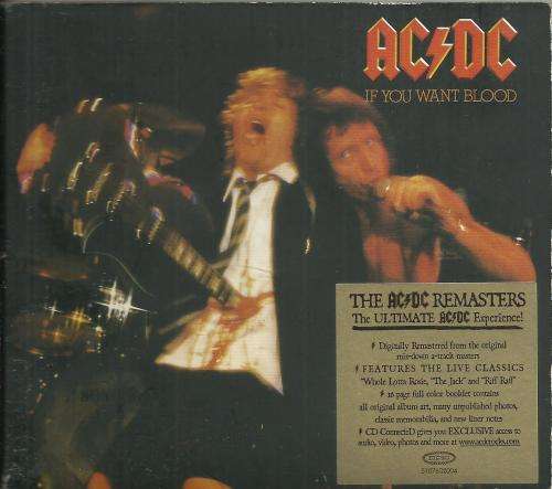 AC/DC - If You Want Blood : Remastered (Digipak CD)[Digipak slightly worn around edges and spine]