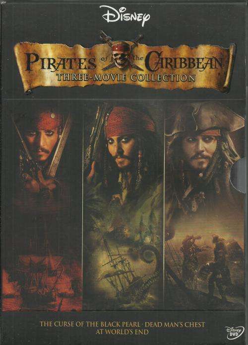 Pirates of the Caribbean - The Curse Of The Black Pearl/Dead Man's Chest/At World's End (3 DVD Set)