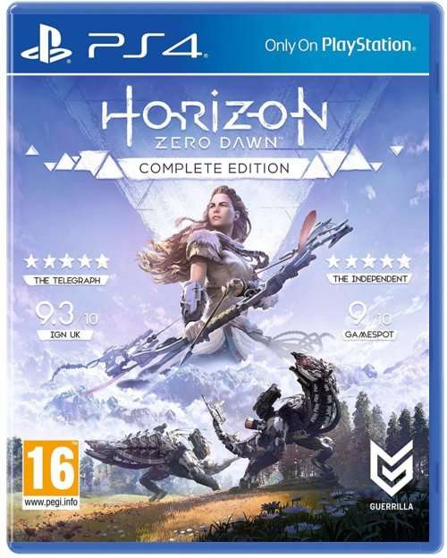 Horizon Zero Dawn - Complete Edition (PlayStation 4, Blu-ray disc) [No Manual]
