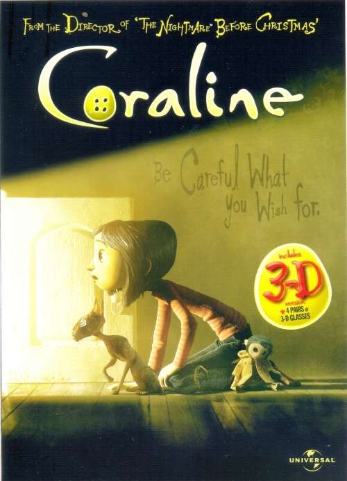 Coraline (DVD) (Includes 3D Glasses)