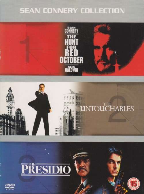 Sean Connery Collection - The Hunt For Red October/The Untouchables/The Presidio (DVD)