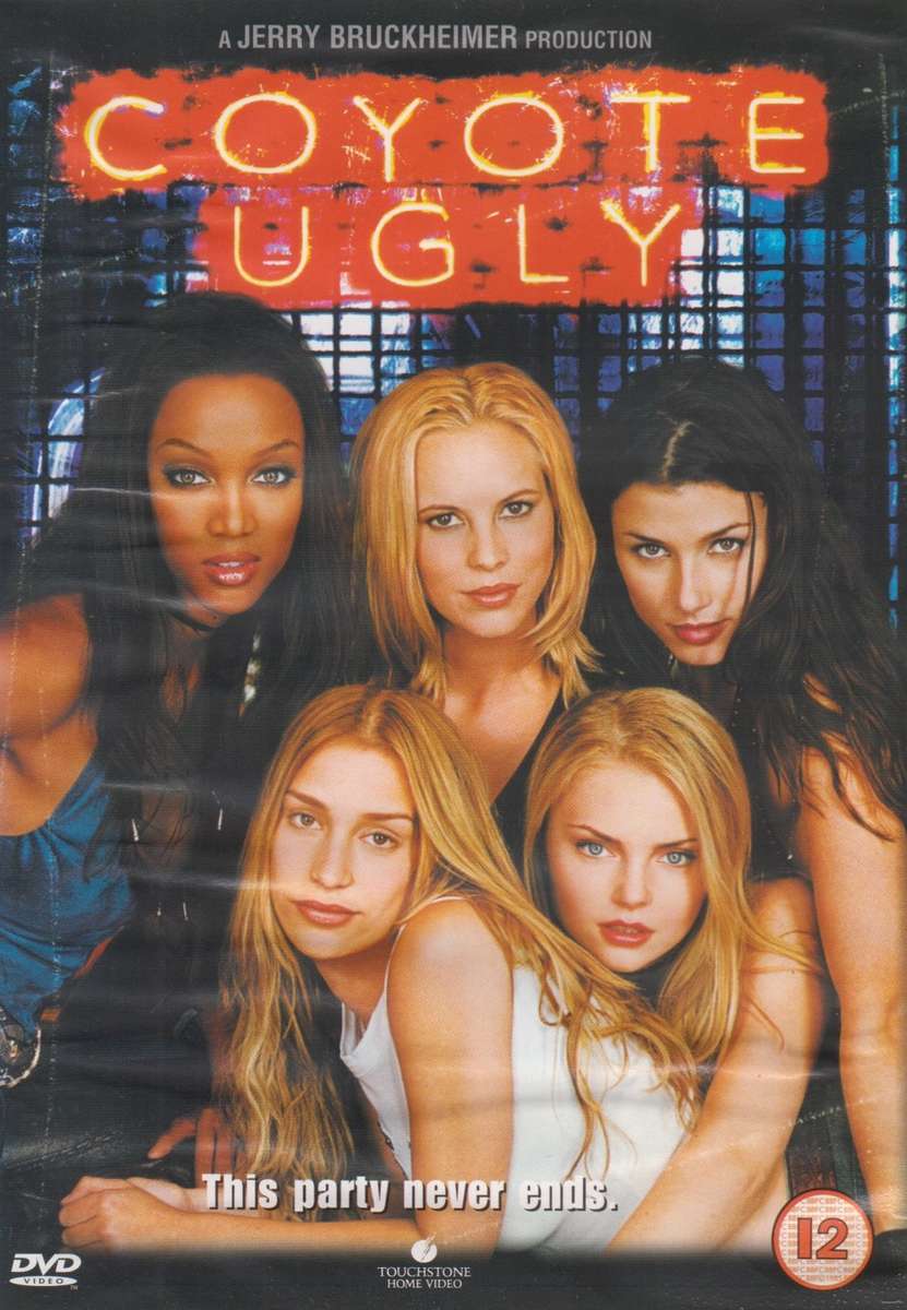 Coyote Ugly (DVD) [Some water damage stain marks on paper sleeve as per images]