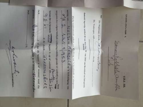 Mandela capture site 1/2 ounce gold coin.