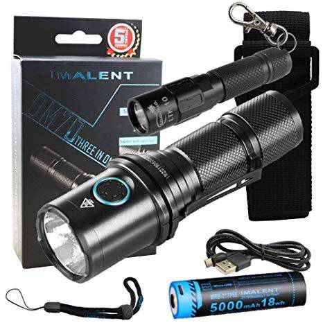 Imalent DM70, 4500 Lumen, 306m throw, Rechargeable