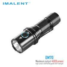 Imalent DM70, 4500 Lumen, 306m throw, Rechargeable