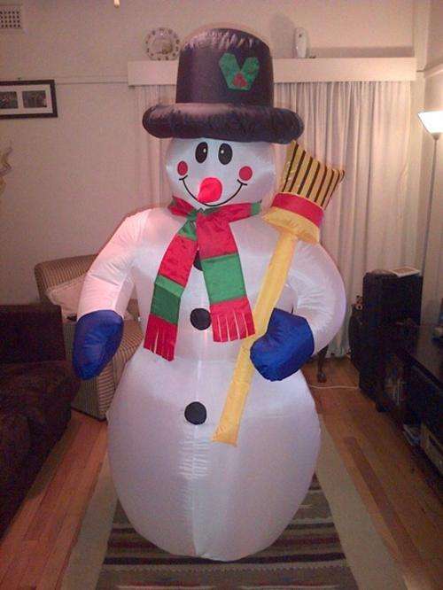 Inflatable Snowman