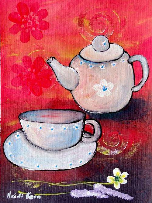 Early Morning -23 x 31cm - by SA artist Heidi Kern