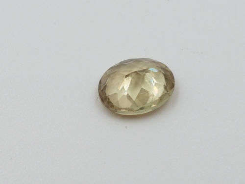 Natural earth mined Turkish colour shift Diaspore, oval cut 1.20ct