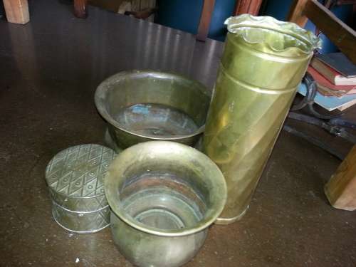 4 pieces of stunning brass