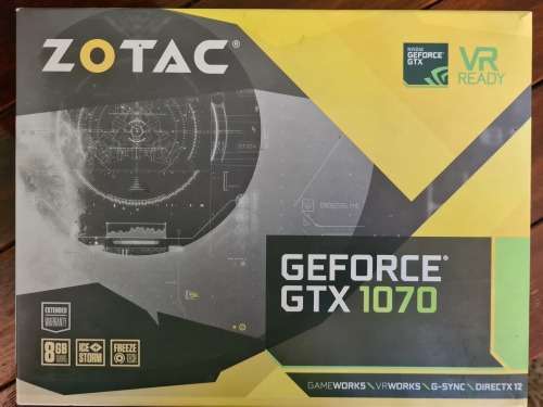 ZOTAC GTX 1070 8G MINI 256BIT GDDR5