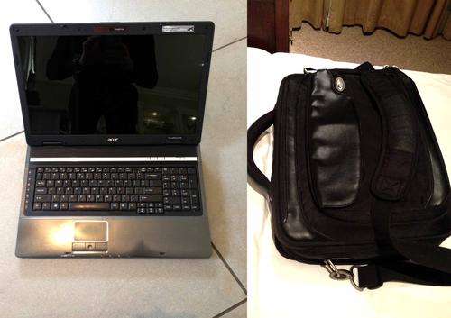Acer TravelMate 7720 + Carrier Bag
