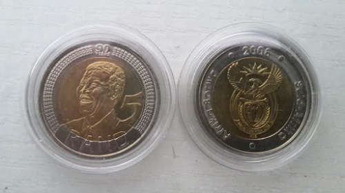 Mandela Birthday Coin 2008 in Capsol # Bid starts @ R1