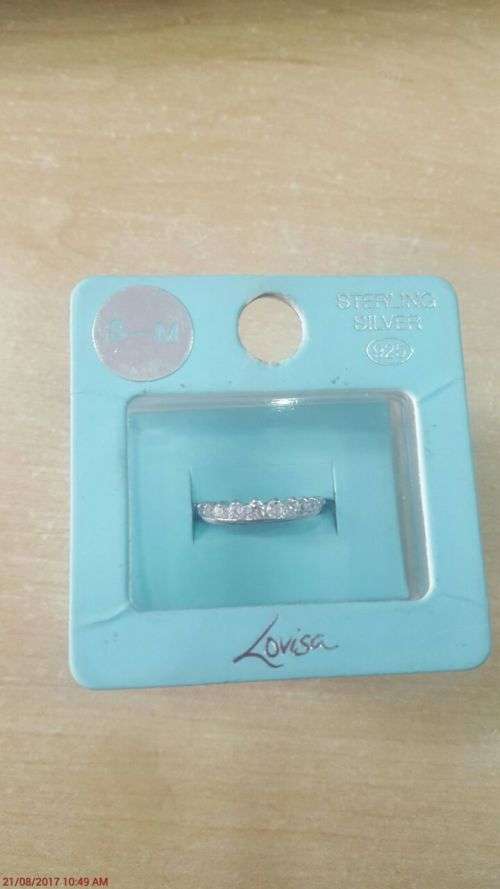 Sterling Silver Ring925 on auction now!!! S-M