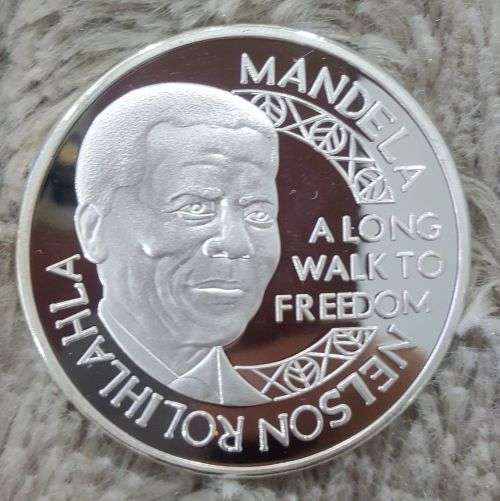 Mandela Long walk to freedom# Silver plated