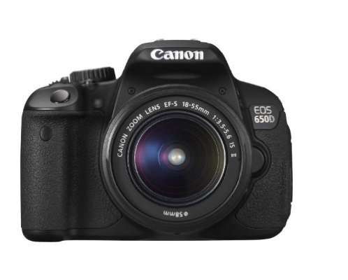 Canon EOS 650D Body with Canon EF-S 18-55mm f/3.5-5.6 IS Lens