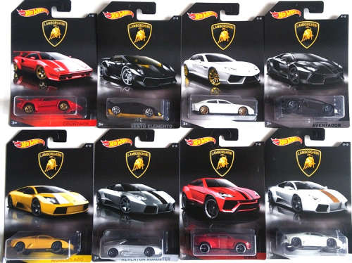 Hotwheels complete 8 lamborghini collection 100 original