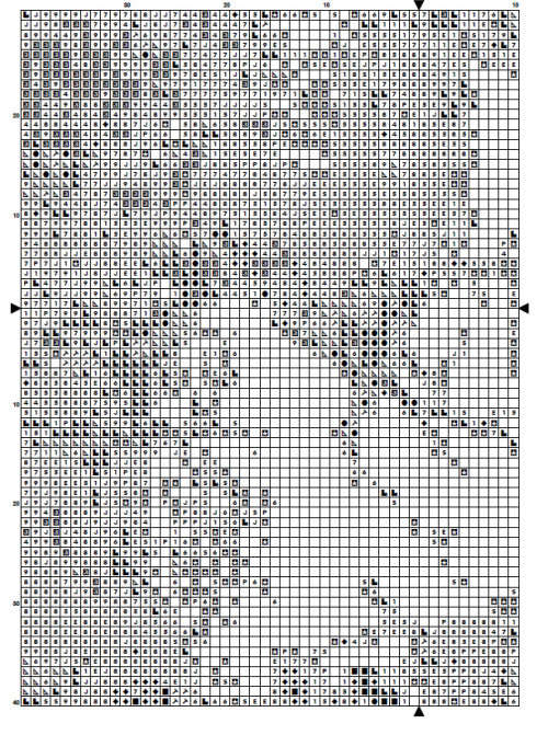 Anatomy 3 Cross Stitch Pattern PDF - Heart Watercolor Cross Stitch Pattern