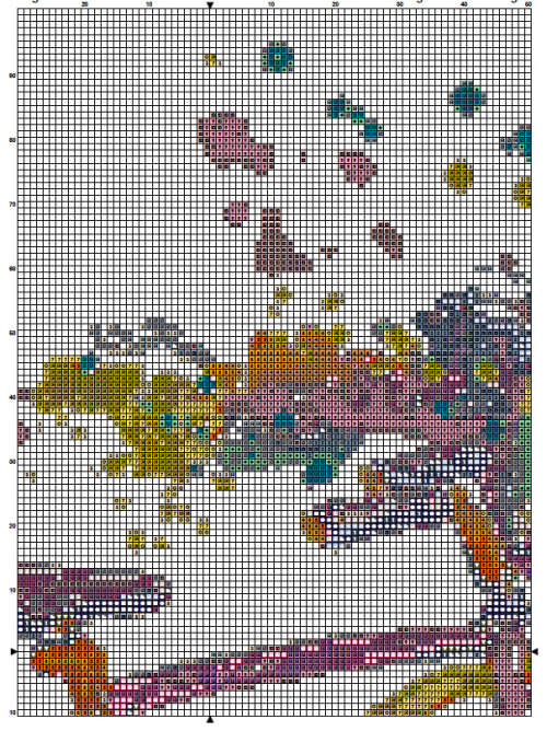 Bicycle 1 Cross Stitch Pattern PDF - Watercolor Cross Stitch Pattern