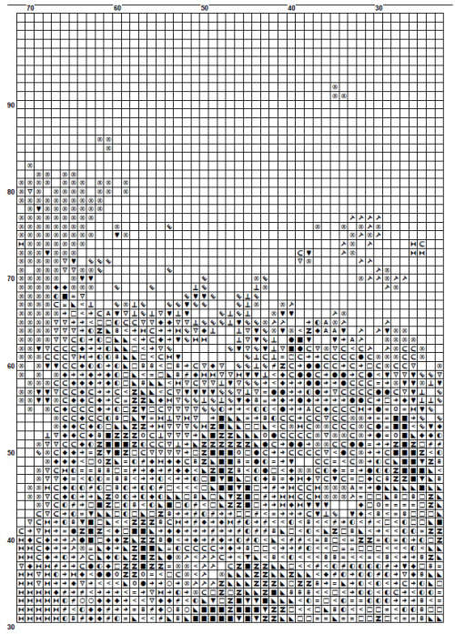 Black Cat 1 Cross Stitch Pattern PDF - Watercolor Cross Stitch Pattern