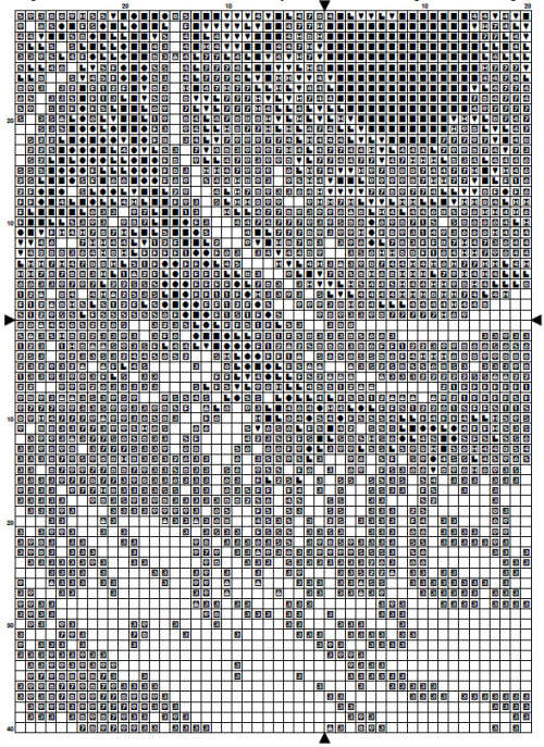 Blue Eye 1 Cross Stitch Pattern PDF - Watercolor Cross Stitch Pattern