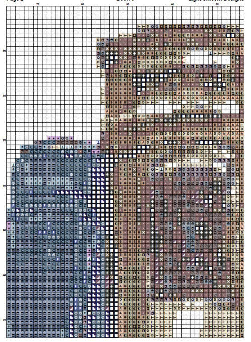 Book 3 Cross Stitch Pattern PDF - Watercolor Cross Stitch Pattern