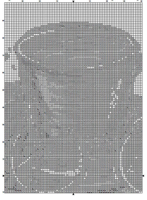 Book 5 Cross Stitch Pattern PDF - Watercolor Cross Stitch Pattern