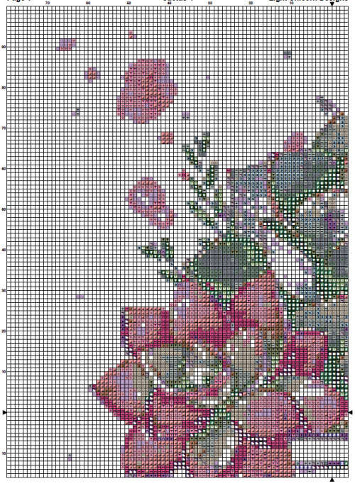 Cactus 4 Cross Stitch Pattern PDF - Succulents Plant Watercolor Cross Stitch Pattern