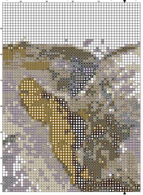 Elephants 1 Cross Stitch Pattern PDF - Big Five Watercolor Cross Stitch Pattern