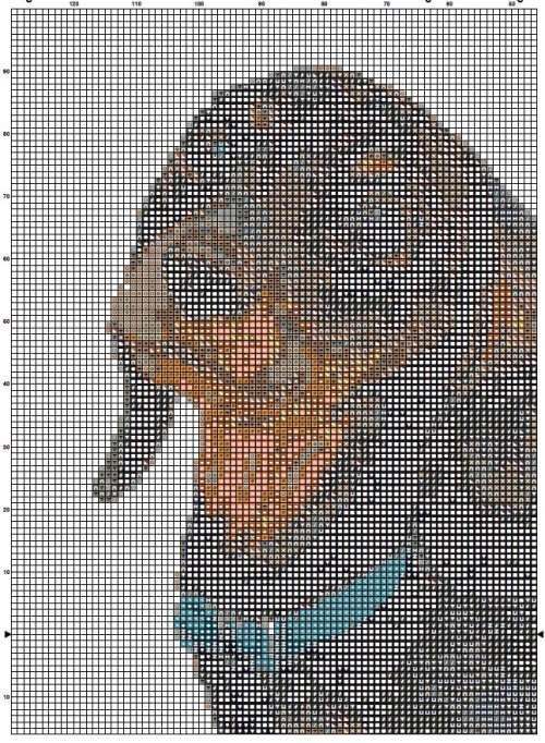 Dachshund Cross Stitch Pattern 3 PDF - Dog Watercolor Cross Stitch Pattern