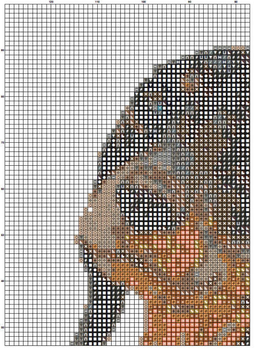 Dachshund Cross Stitch Pattern 3 PDF - Dog Watercolor Cross Stitch Pattern