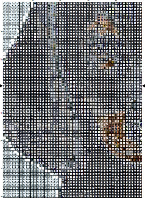 Dachshund Cross Stitch Pattern 5 PDF - Dog Watercolor Cross Stitch Pattern