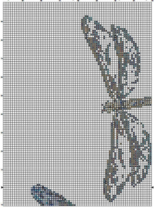 Dragonflies Cross Stitch Pattern 1 PDF - Dragonfly Insect Watercolor Cross Stitch Pattern