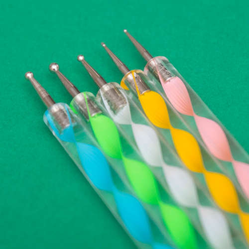 Bamboo and Ball Dotting Tools Set - Dot Art Tools - Mandala Dot Art - Nail Dotting Tools