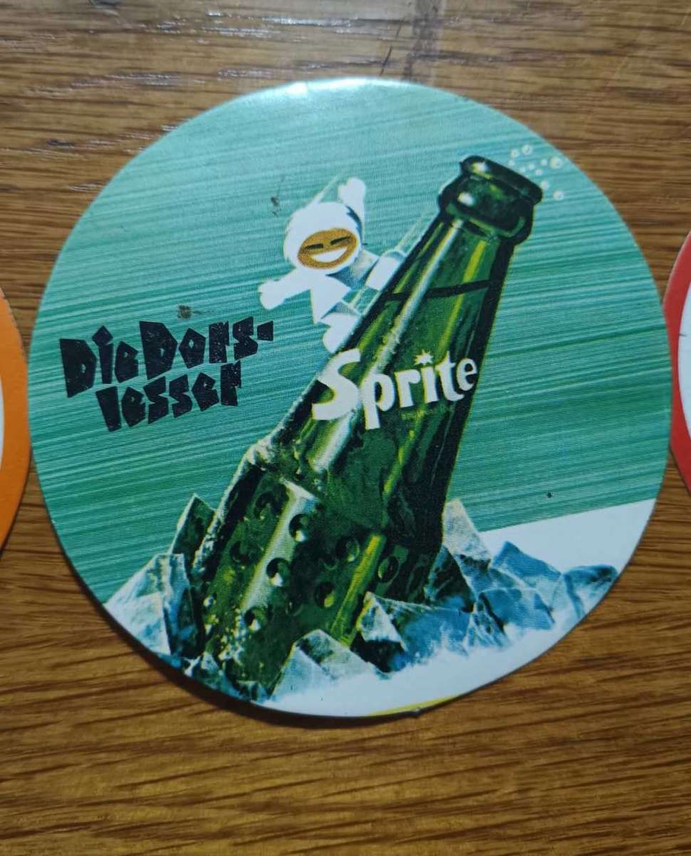 Vintage beverage stickers