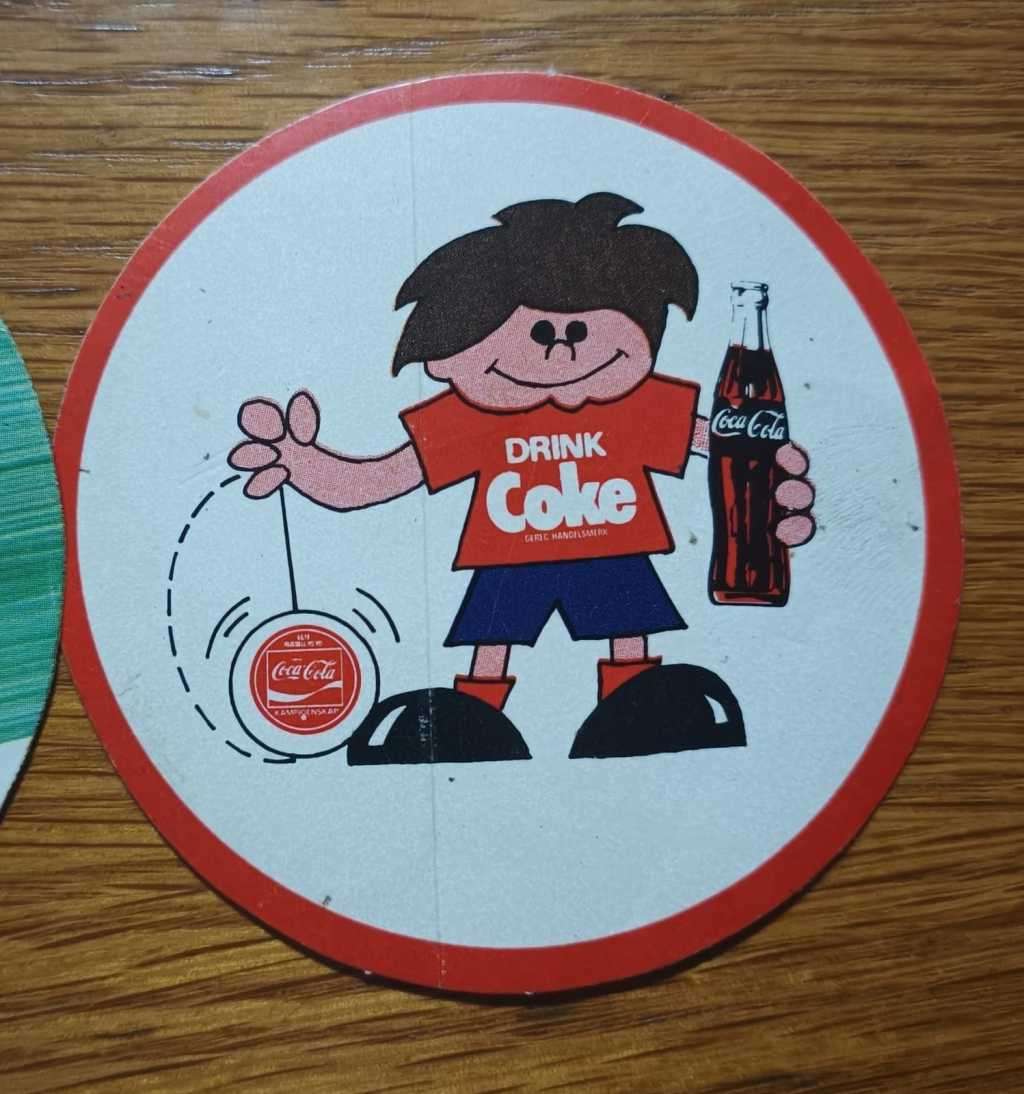 Vintage beverage stickers