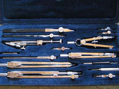 Vintage Kern's Drafting Tool Set