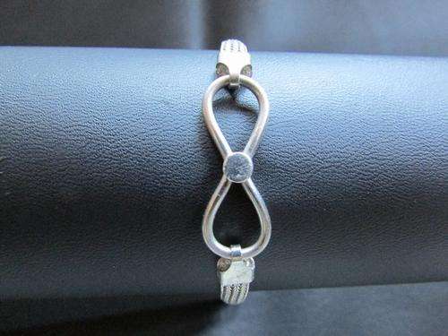 Lovely Sterling Silver Infinity Bracelet