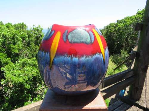 An Exquisite POOLE Purse Vase