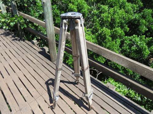 Vintage Wooden Surveyers Tripod