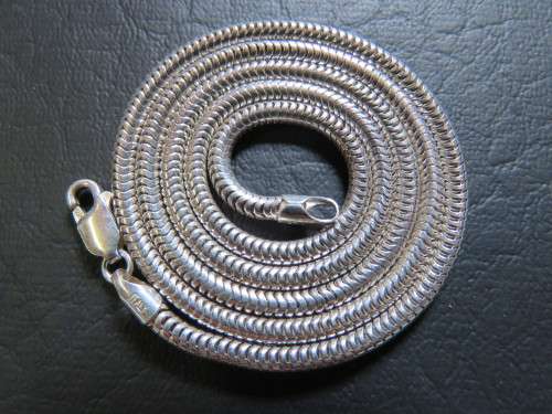 Stunning Sterling Silver Snake Chain
