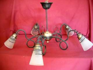 WROUGHT IRON CHANDALIER