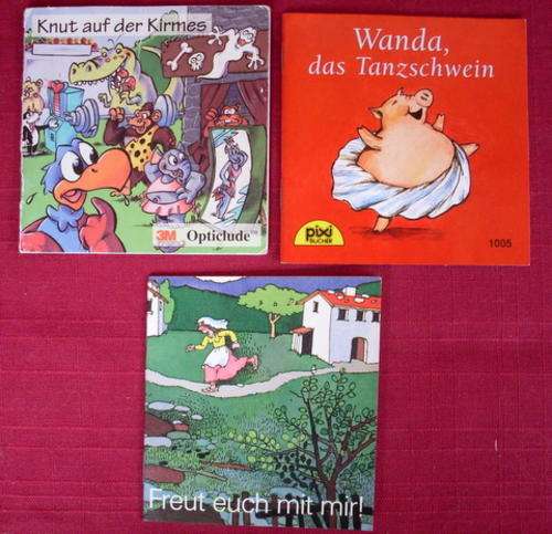 CHILDRENS SMALL GERMAN BOOKS  X3