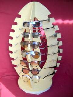 REVOLVING STAND FOR SUNGLASSES HOLDS 30 SUNGLASSES HEIGHT 82 CM
