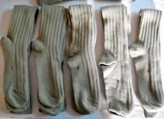 10 PAIRS KHAKI SOCKS