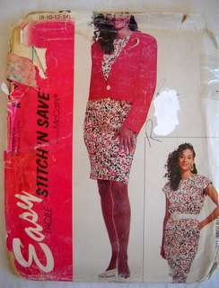 DRESS PATTERN MCCALLS  SIZES [8 10 12 14]