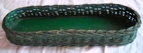 CANE BASKET LENGTH37CM WIDTH 12CM