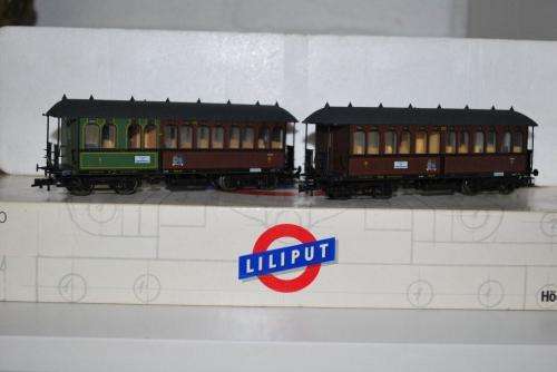Liliput HO Langenschwalbacher Set 2 wagons